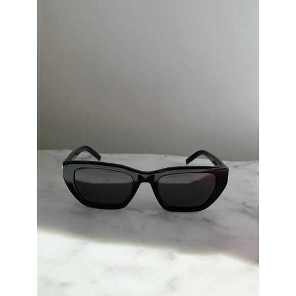 NEW Saint Laurent SLM127/F Sunglasses in Black - Picture 3 of 6